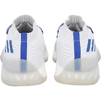 Kansas Jayhawks Team-Issued White Crazy Explosive Low adidas Shoes from the Basketball Program