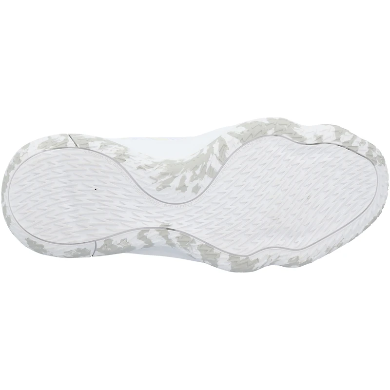 Kansas Jayhawks Team-Issued White Dame 7 adidas Shoes from the Athletics Program - Size 12.5