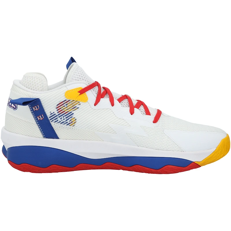 Kansas Jayhawks Team-Issued Dame 8 adidas Shoes from the Athletics Program