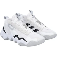 Kansas Jayhawks Team-Issued White Exhibit B adidas Shoes from the Basketball Program