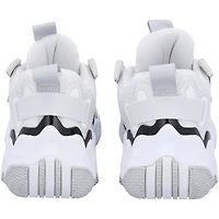 Kansas Jayhawks Team-Issued White Exhibit B adidas Shoes from the Basketball Program