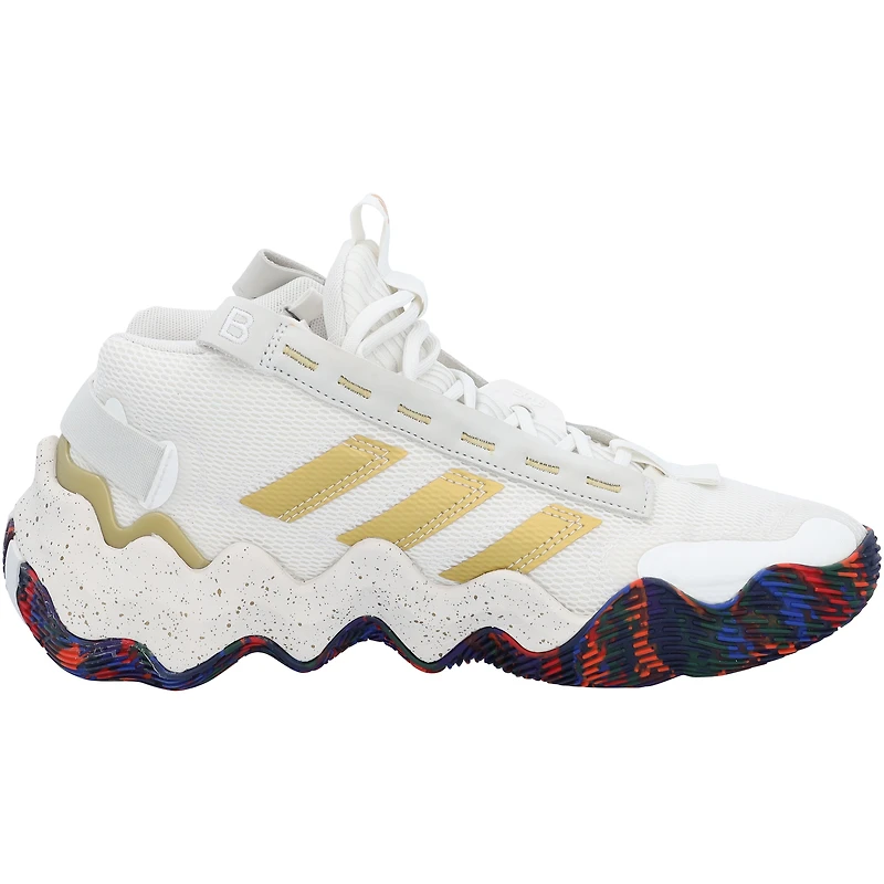 Kansas Jayhawks Team-Issued White Exhibit B Women's adidas Shoes from the Basketball Program
