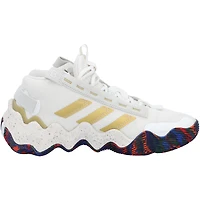 Kansas Jayhawks Team-Issued White Exhibit B Women's adidas Shoes from the Basketball Program