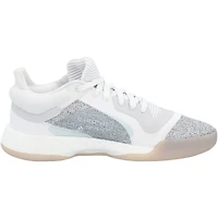 Kansas Jayhawks Team-Issued White Marquee Low adidas Shoes from the Basketball Program