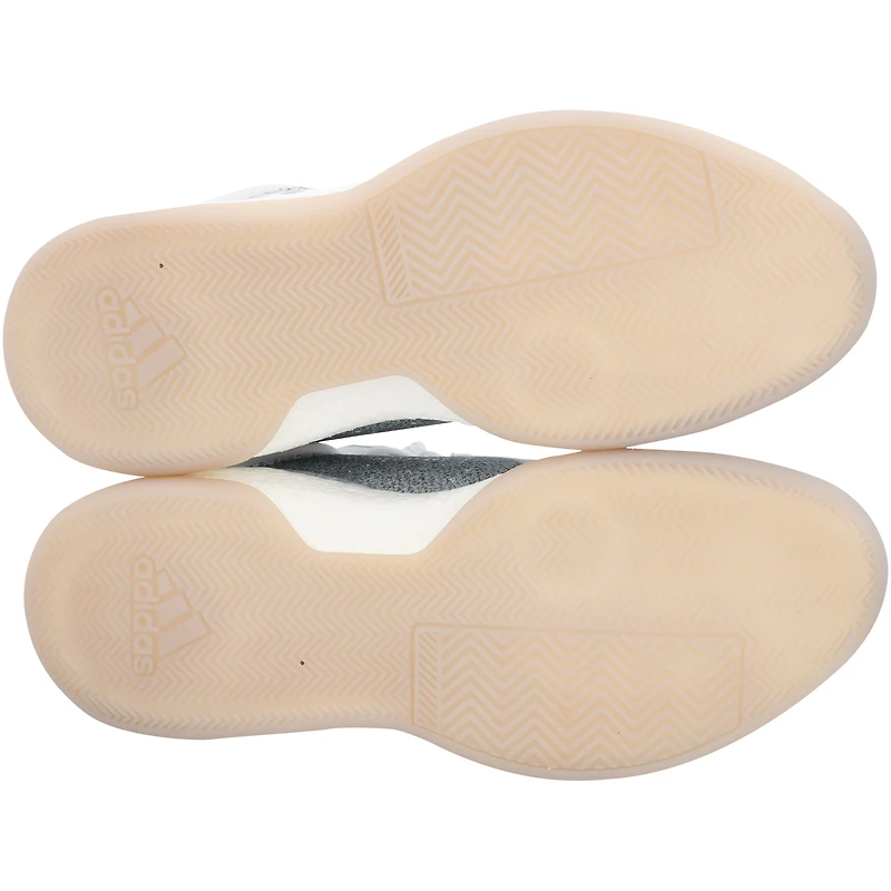 Kansas Jayhawks Team-Issued White Marquee Low adidas Shoes from the Basketball Program