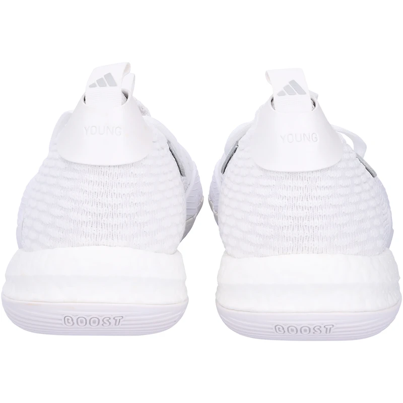 Kansas Jayhawks Team-Issued White Trae 2 adidas Shoes from the Basketball Program