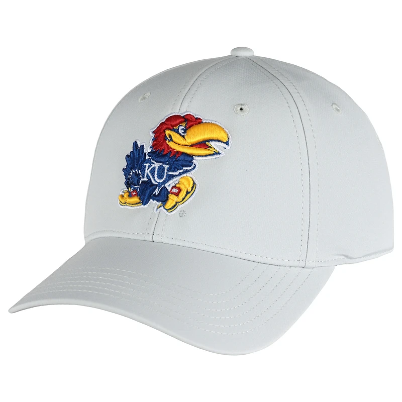 Men's Ahead  Stone Kansas Jayhawks Stratus AeroSphere Adjustable Hat
