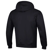 Men's Champion  Black Kansas Jayhawks Arch Over Logo Pullover Hoodie