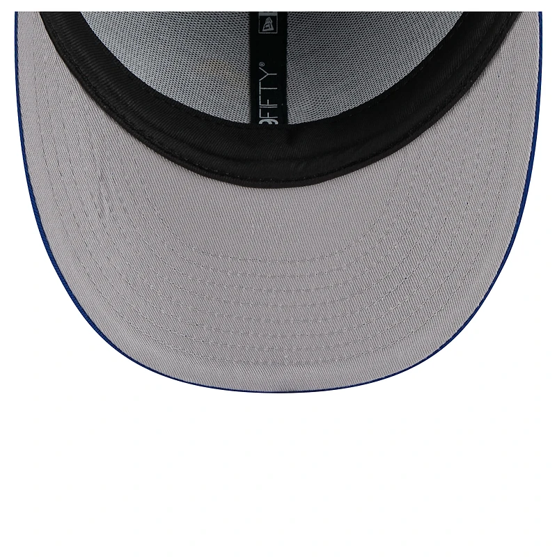 Casquette Snapback 9FIFTY Low Profile Royal Kansas Jayhawks de New Era pour homme