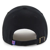 Men's '47 Black Kansas Jayhawks Clean Up Adjustable Hat