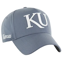 Casquette ajustable Kansas Jayhawks Foundation Offside 47 grise pour homme