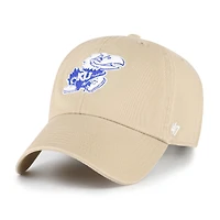 Men's '47 White Kansas Jayhawks Clean Up Adjustable Hat