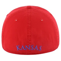 Men's '47 Red Kansas Jayhawks Classic Franchise Legacy Fitted Hat