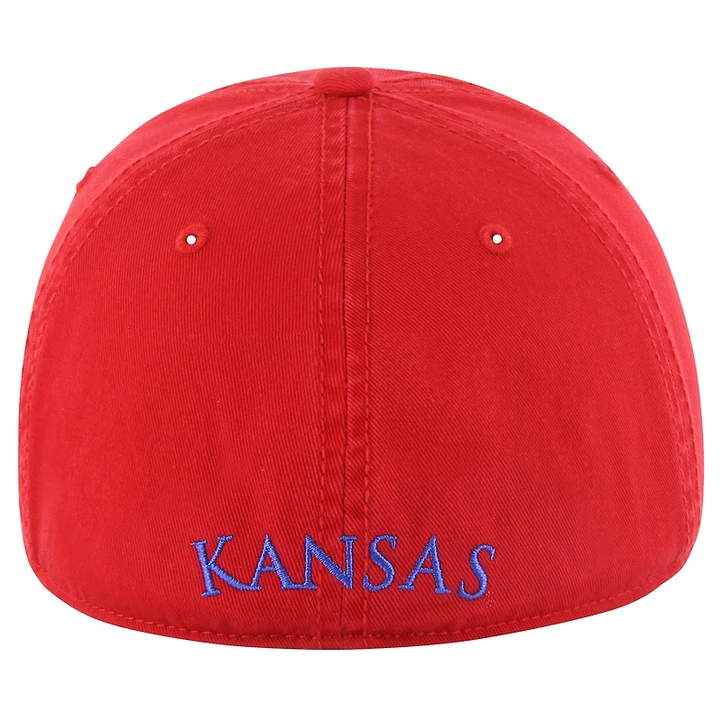 Men's '47 Red Kansas Jayhawks Classic Franchise Legacy Fitted Hat