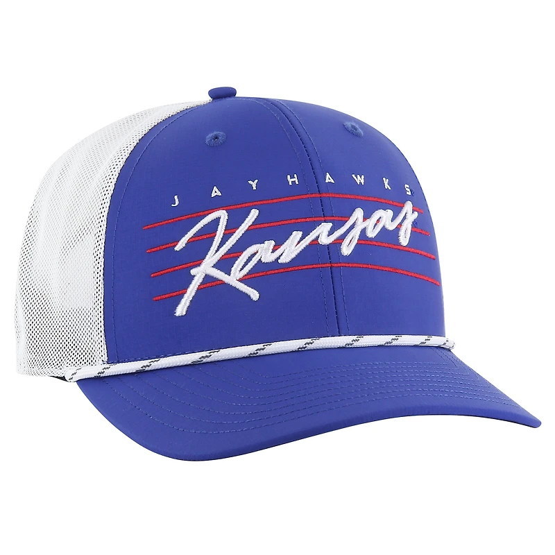 Casquette ajustable pour homme '47 Royal Kansas Jayhawks Downburst Trucker