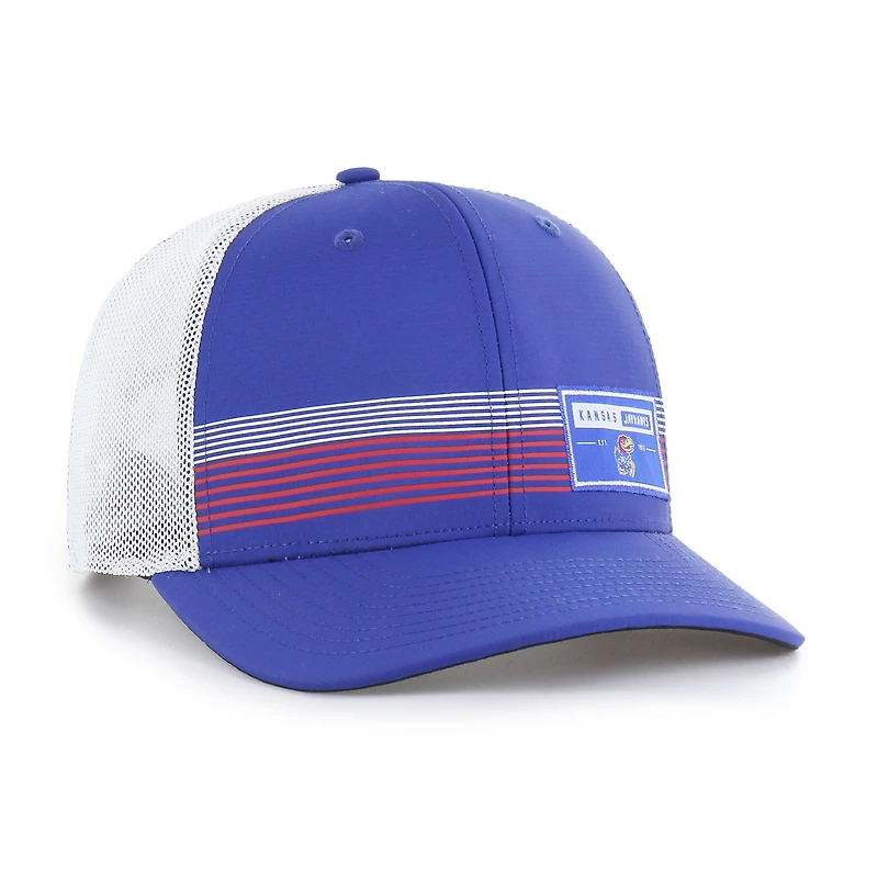 Men's '47  Royal Kansas Jayhawks Rangefinder brrr Trucker Adjustable Hat