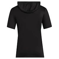 T-shirt à capuche adidas noir Kansas Jayhawks 2025 Military Appreciation AEROREADY pour homme