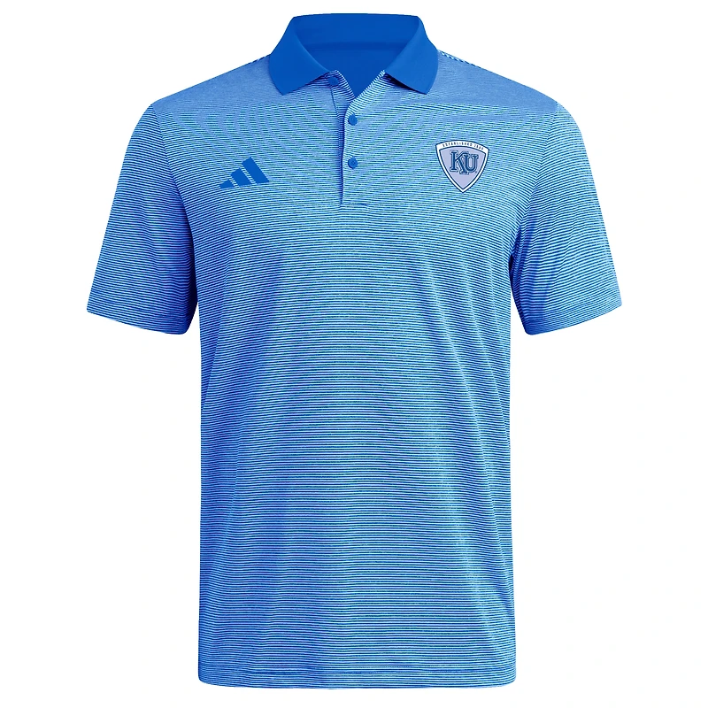 Men's adidas Blue Kansas Jayhawks Ultimate 365 Polo
