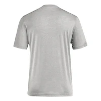 Men's adidas Gray Kansas Jayhawks Locker Swish Tri-Blend T-Shirt