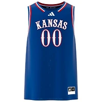 Maillot Swingman adidas #00 Royal Kansas Jayhawks pour homme