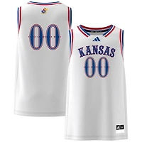 Men's adidas #00 Royal Kansas Jayhawks Swingman Jersey