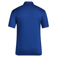 Men's adidas Royal Kansas Jayhawks 2024 Coaches AEROREADY Polo