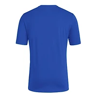 T-shirt de basket-ball adidas Royal Kansas Jayhawks 70e anniversaire pour homme