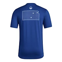 Men's adidas Royal Kansas Jayhawks Honor & Support Pre-Game T-Shirt