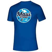 Men's adidas Royal Kansas Jayhawks Maui Strong Creator T-Shirt