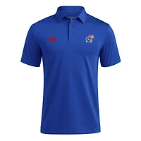 Polo adidas Royal Kansas Jayhawks Ultimate 365 pour homme