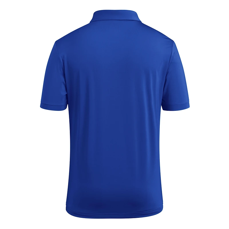 Polo adidas Royal Kansas Jayhawks Ultimate 365 pour homme