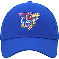 Casquette souple adidas Royal Kansas Jayhawks Vault pour homme