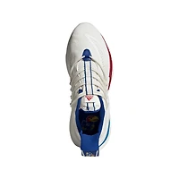 Chaussures adidas Kansas Jayhawks Alphaboost V1 Sustainable BOOST pour hommes, blanc/rouge