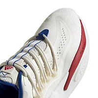 Chaussures adidas Kansas Jayhawks Alphaboost V1 Sustainable BOOST pour hommes, blanc/rouge