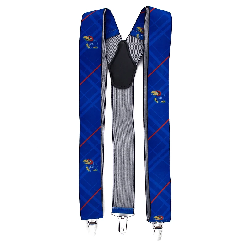 Bretelles bleues pour hommes des Kansas Jayhawks