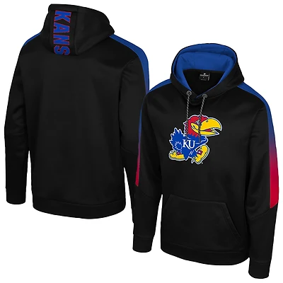 Sweat à capuche noir The Gang Blackout pour homme des Kansas Jayhawks Colosseum