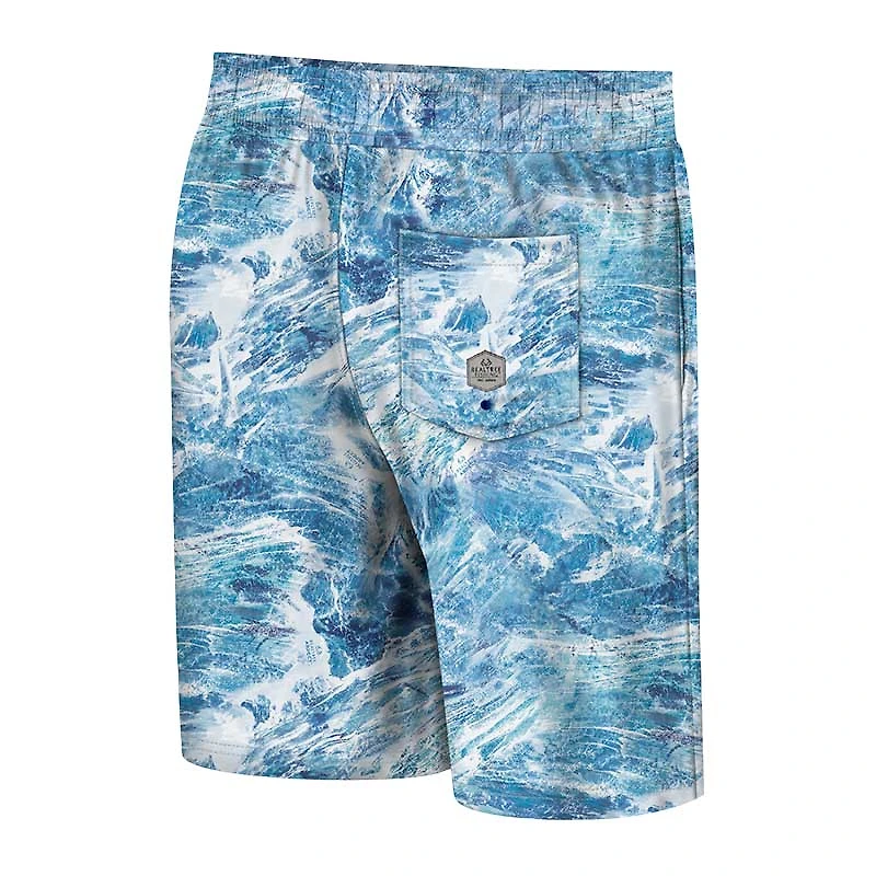 Short de bain Ohana pour homme, bleu Colosseum, Kansas Jayhawks, Realtree Aspect
