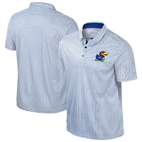 Men's Colosseum Royal Kansas Jayhawks Big & Tall Marty Rival Polo