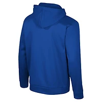 Men's Colosseum  Royal Kansas Jayhawks Quarter-Zip Hoodie
