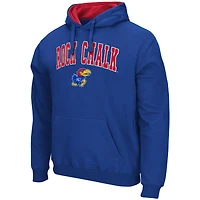 Men's Colosseum  Royal Kansas Jayhawks Rally Cry Fleece Hoodie