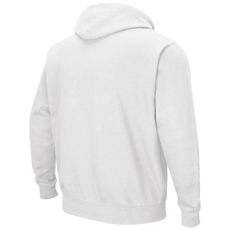 Sweat à capuche Colosseum White Kansas Jayhawks Sunrise pour homme