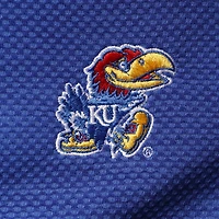 Men's Columbia Royal Kansas Jayhawks Scorecard Quarter-Zip Jacket