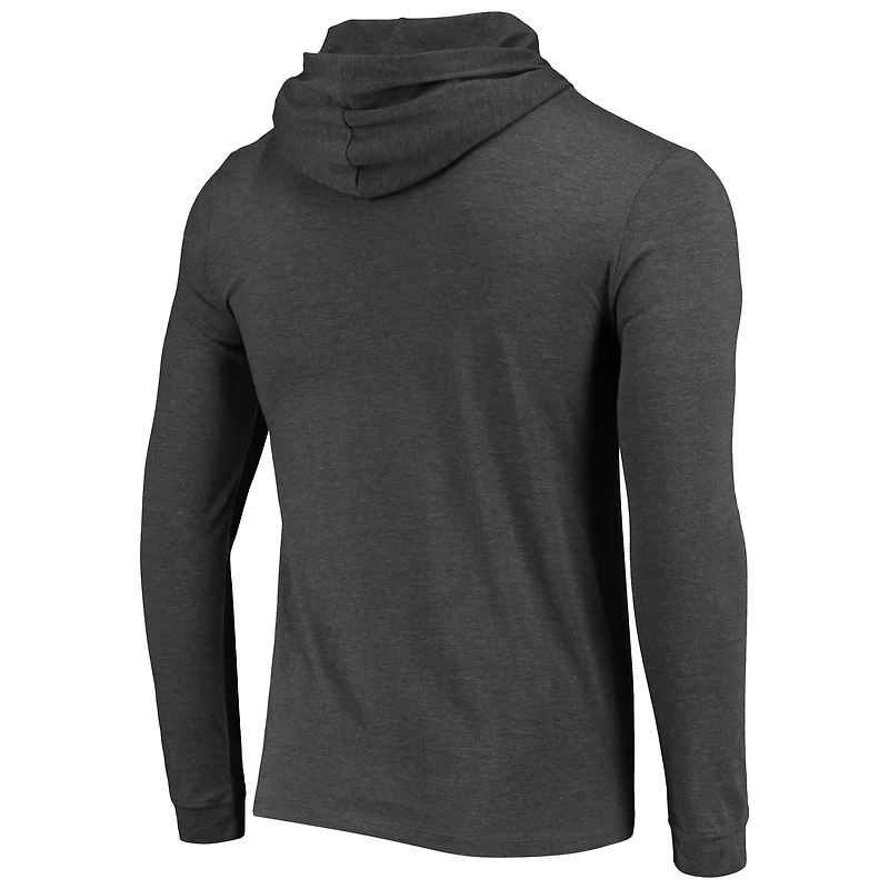 Ensemble pyjama à capuche et jogging manches longues pour homme Concepts Sport Royal/Heather Charcoal Kansas Jayhawks Meter