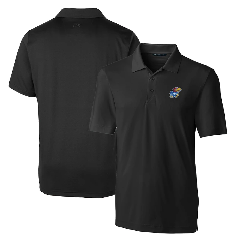 Polo extensible Forge pour homme, noir, Cutter & Buck, Kansas Jayhawks, grandes tailles