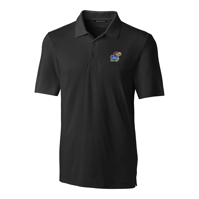 Polo extensible Forge pour homme, noir, Cutter & Buck, Kansas Jayhawks, grandes tailles