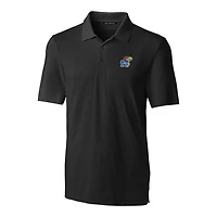 Polo extensible Forge pour homme, noir, Cutter & Buck, Kansas Jayhawks, grandes tailles