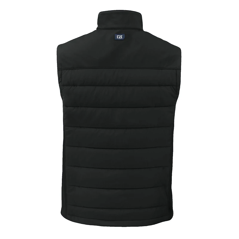 Gilet zippé intégral Cutter & Buck Black Kansas Jayhawks Evoke pour homme
