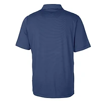 Men's Cutter & Buck Royal Kansas Jayhawks Big Tall Forge Pencil Stripe Stretch Polo