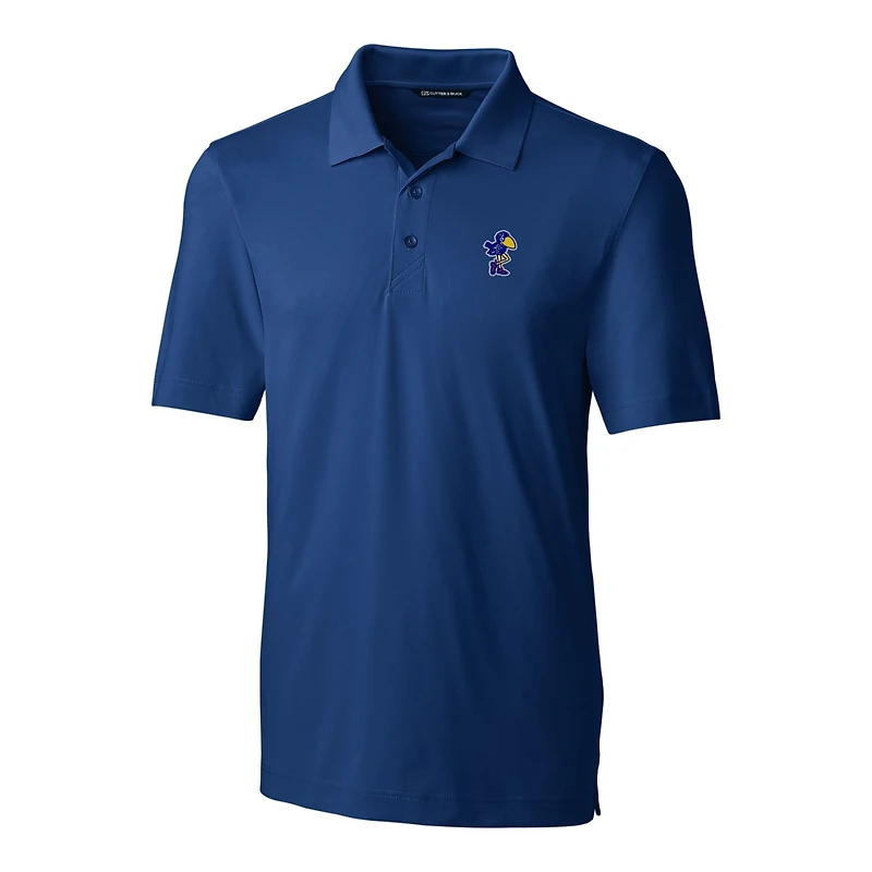 Polo extensible Forge pour homme Cutter & Buck Royal Kansas Jayhawks avec logo Big Tall