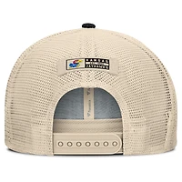 Men's Fanatics Black/Natural Kansas Jayhawks Legend Trucker Snapback Hat